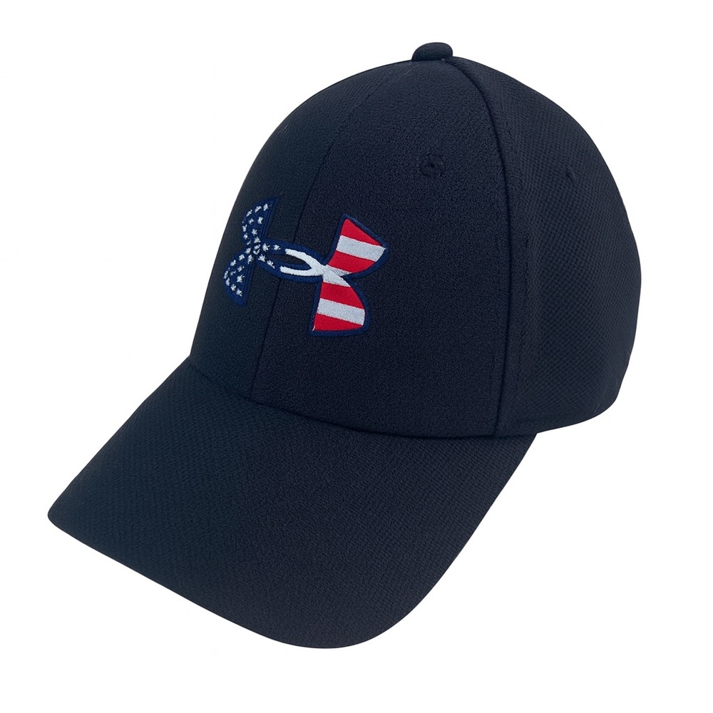 Under Armour USA Flag Logo Baseball Cap – Navy – Like New